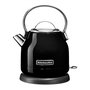 Kitchenaid 5KEK1222 EOB Bouilloire électrique 1,25 L noir - Remplissage large, maintien au chaud, fonction anti-goutte - Design rétro