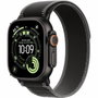 Apple Watch Ultra 3 GPS + Cellular - 49mm - Boîtier Black Titanium - Bracelet Black/Charcoal Trail Loop - M/L