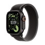 Apple Watch Ultra 3 GPS + Cellular - 49mm - Boîtier Black Titanium - Bracelet Black/Charcoal Trail Loop - M/L