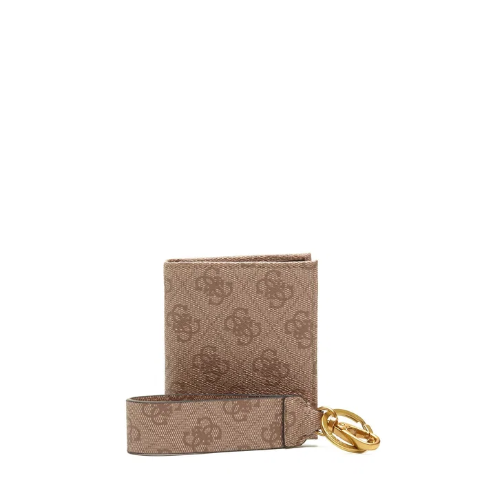 Guess Vezzola GBOX SM BFLD AVEC CP&KRN Ensemble Portefeuille et Porte-clés Beige Guess Vezzola GBOX SM BFLD AVEC CP&KRN Ensemble Portefeuille et Porte-clés Beige
