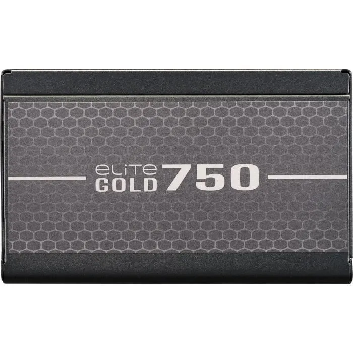Cooler Master Elite Gold 750W Alimentation ATX 3.1 - 80 PLUS Gold, Modulaire, 120mm Silencieux, MPX-7505-AFAG-BEU