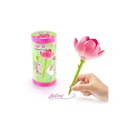 Canal Toys BLM 001 - Stylo Fleur à Construire BLOOM avec Encre Pailletée et Parfumée - Kit de 6 Modèles à Collectionner - À Partir de 6 Ans