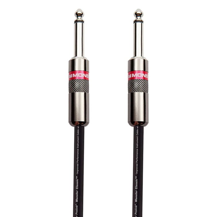 MONSTER CABLE Câble d'instrument Recto-Recto 6,4m MONSTER CABLE Câble d'instrument Recto-Recto 6,4m