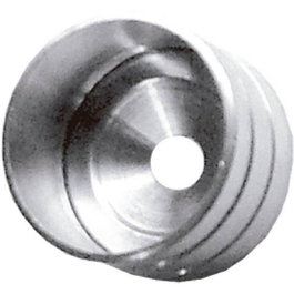 Future Lot de 2 casquillos pour tube 16 mm nickel