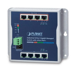 Planet WGS-804HPT Commutateur 8 ports 10/100/1000BASE-T avec 4 ports PoE+