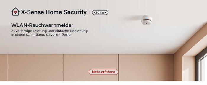 X-Sense Détecteur de fumée XS01-WX Blanc