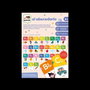 Diset - Jeu éducatif l'Alphabet, Puzzles lettres A à Z, 27 puzzles de 2 pièces, Langue espagnol, À partir de 4 ans