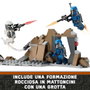 LEGO 75373 Star Wars Pack de combat de l'embuscade sur Mandalore - Jouet de construction avec minifigurines, The Mandalorian