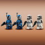 LEGO 75373 Star Wars Pack de combat de l'embuscade sur Mandalore - Jouet de construction avec minifigurines, The Mandalorian
