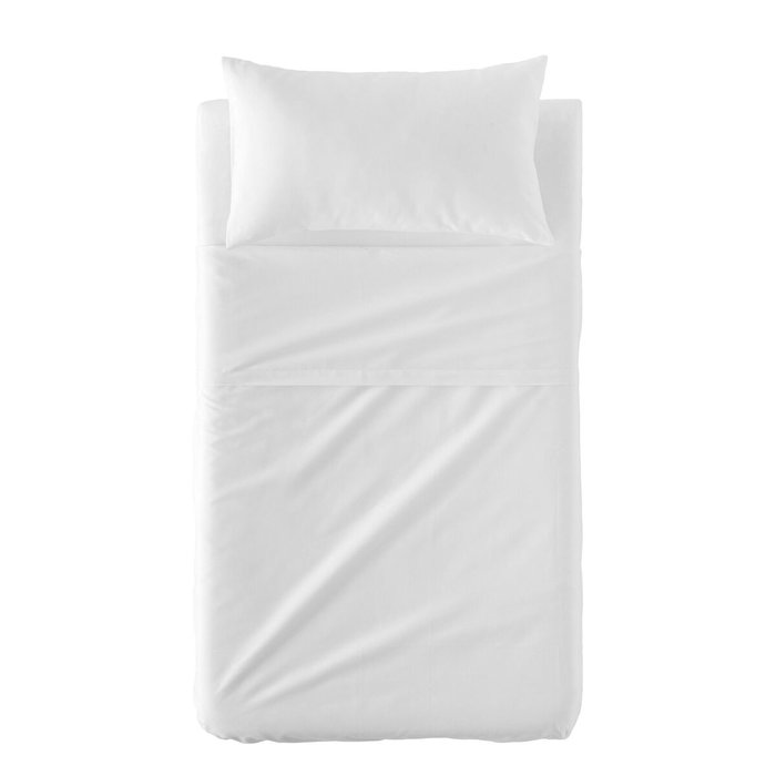 Jeu de draps pour berceau HappyFriday BASIC KIDS Blanc Lit de bébé Jeu de draps pour berceau HappyFriday BASIC KIDS Blanc Lit de bébé