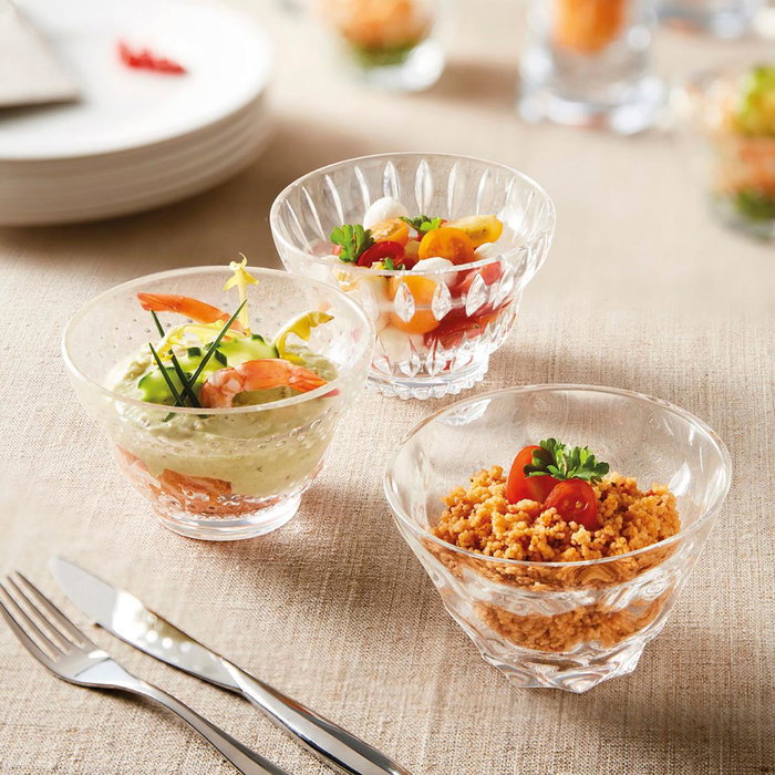 Coupe de glaces et de milkshakes Arcoroc Maeva Diamant Transparent 6 Unités 20 cl