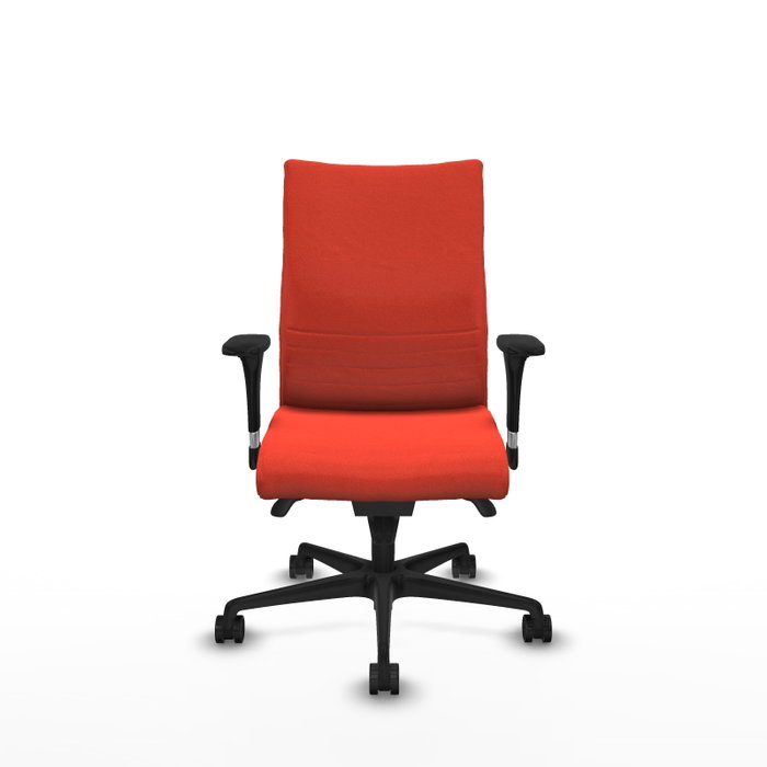 Piqueras Y Crespo Silla Albacete confidente, Naranja oscuro, Mécanisme Sincro, Brazos 1D Piqueras Y Crespo Silla Albacete confidente, Naranja oscuro, Mécanisme Sincro, Brazos 1D