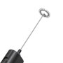 Edm Mousseur à lait électrique 2 piles AA 14000 rpm inox noir 3,5x2,25x19,8 cm