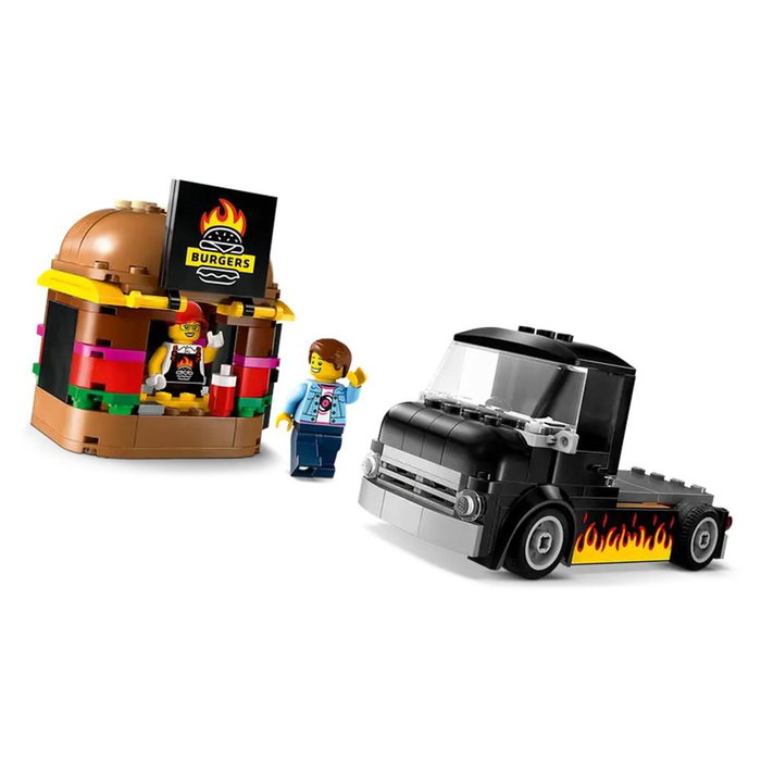 Lego City Camion Hamburgueseria 60404 - Jeu de construction pour enfants dès 5 ans - 194 pièces