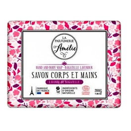 AMELIE Savon en pain Corps et Mains Lavande 200 g