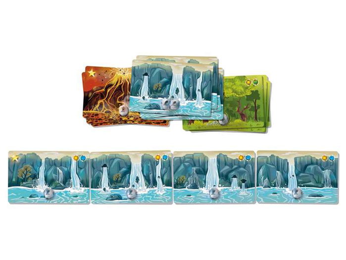 Cayro - Jeu de Cartes Elemental Duel 11x15x3 - Version Multilingue (Espagnol, Anglais, Français, Italien, Portugais, Allemand) - À Partir de 6 ans