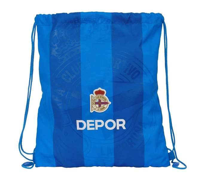 Safta Saco Plano Real Deportivo De La Coruña 35x40x1cm Sac Plat Sportif pour Enfant à partir de 3 ans