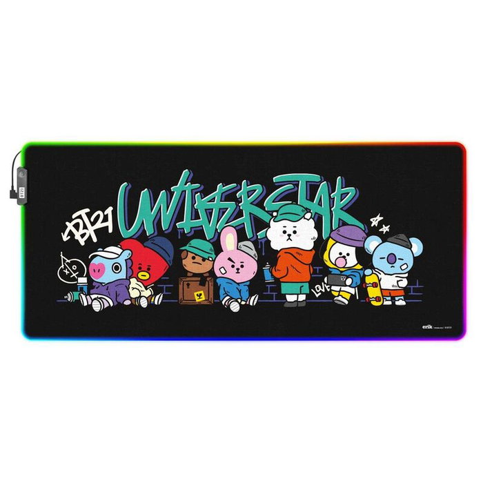 Grupo Erik BT21 LED XXL Tapis de Souris 90 x 40 cm