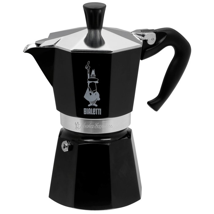 Bialetti Moka Express - Cafetière italienne 6 tasses - 300 ml - Noir Bialetti Moka Express - Cafetière italienne 6 tasses - 300 ml - Noir