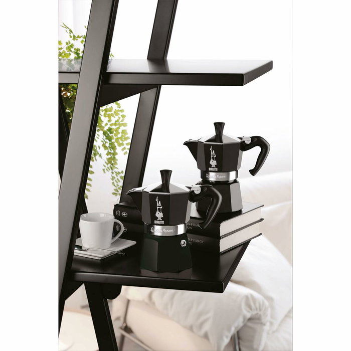 Bialetti Moka Express Noir, 6 tasses, 300 ml