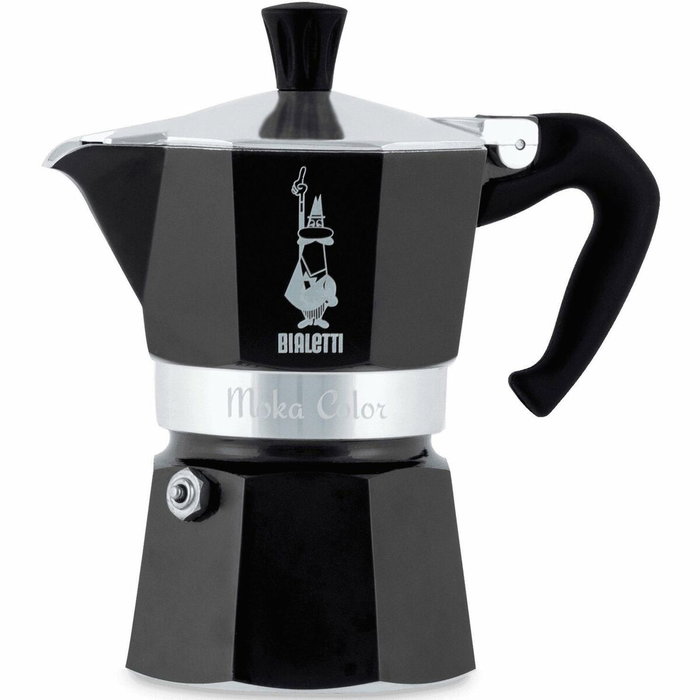Bialetti Moka Express Noir, 6 tasses, 300 ml