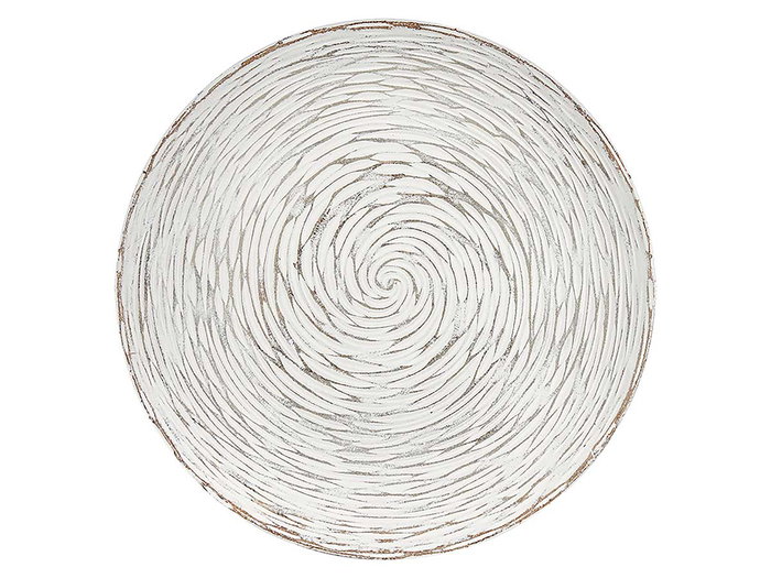 Giftdecor Table en Bois Décoration Spirale 40x39x40 cm Blanc et Bois (Set de 6) Giftdecor Table en Bois Décoration Spirale 40x39x40 cm Blanc et Bois (Set de 6)