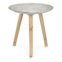 GIFTDECOR Mesa Madera Decoracion Espiral 40cm