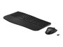 HP Kit clavier et souris sans fil 685 | Bluetooth + 2.4 GHz, ergonomique, 4000 dpi, noir