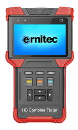 Ernitec Moniteur de test 4 poleces 4K IPS Noir/Rouge