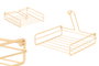 Kinvara Serviette de table en acier beige 19,5x19,5x5 cm (Set de 12)