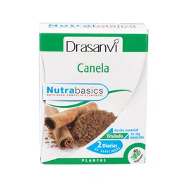 DRASANVI Nutrabasics Canela 60Caps. Complément alimentaire à base de cannelle pour le système digestif et hépatique