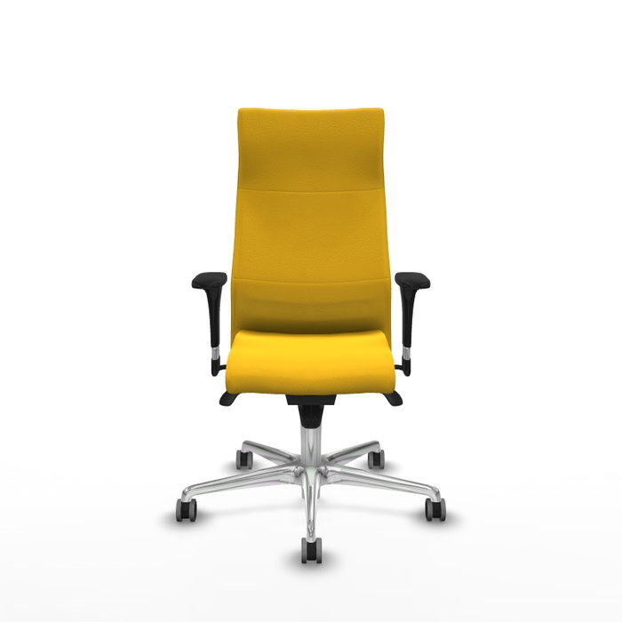 Piqueras Y Crespo Sillón Albacete Jaune avec mécanisme synchrone Piqueras Y Crespo Sillón Albacete Jaune avec mécanisme synchrone