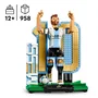 LEGO 43015 Lionel Messi - Légende du Foot - Jeu de Construction 2-en-1 - 958 Pièces - Figurine Déco - À Partir de 12 Ans