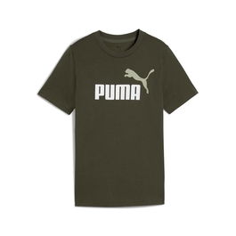 T shirt à manches courtes Enfant Puma Essentials 2 Color No.1 Log Olive M