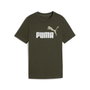 T shirt à manches courtes Enfant Puma Essentials 2 Color No.1 Log Olive 11-12 Ans