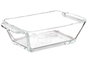 Vivalto Cazuela en verre pour apéritif rectangulaire avec anses 150 ml 13x3.5x7.5 cm (Set de 36)