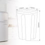 GSC Evolution Lot de 6 carafes à eau rétractables 1,8L