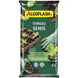 Algoflash Terreau pour semis, bouturage et repiquage - 6 L