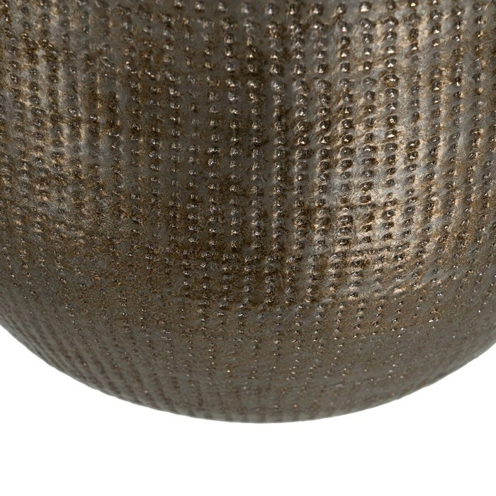 BigBuy Garden Cache-pot Métallisé Céramique 30 x 30 x 27 cm