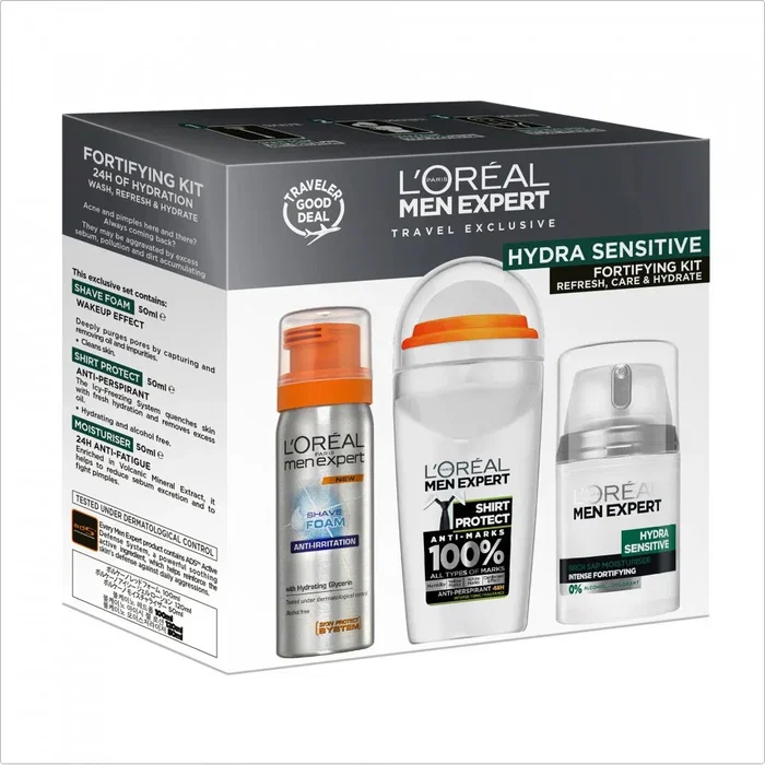 L'Oreal Paris Men Expert Coffret de Voyage 3 pièces L'Oreal Paris Men Expert Coffret de Voyage 3 pièces