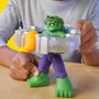 Play-Doh - Set de jeu Hulk Aplasta y Moldea Marvel F9826 - Figurine flexible et presse rotative - Jouet pâte à modeler - Hasbro