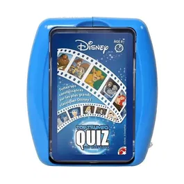 Winning Moves - Quiz Disney - 500 questions-réponses - Testez vos connaissances sur l'univers Disney - Jeu familial dès 8 ans
