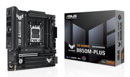 Asus TUF GAMING B850M-PLUS - Carte mère Micro ATX AMD B850, Socket AM5, 4 slots DDR5 jusqu'à 192 Go (8000+ MT/s), PCIe 5.0, pour processeurs Ryzen 9000/8000/7000