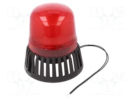 EMAS Avertisseur lumineux-sonore LED rouge IT 12-24V AC/DC