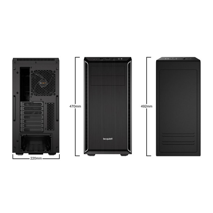 Be Quiet! Pure Base 600 Noir Be Quiet! Pure Base 600 Noir