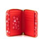 Loungefly Portefeuille Disney Mickey et Minnie Snowman ZIP - Porte-monnaie en cuir vegan