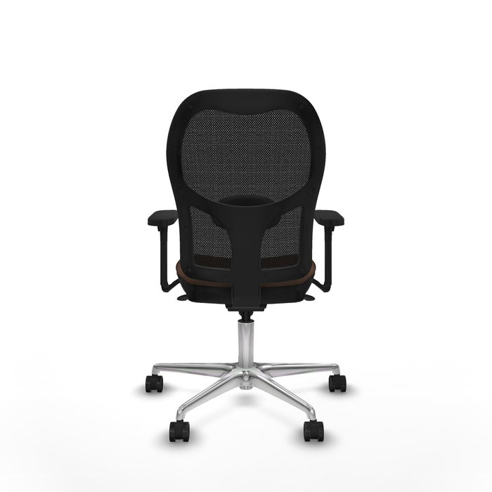 Piqueras y Crespo Chaise de Bureau Jorquera 3D086N0 Noir Brun foncé Piqueras y Crespo Chaise de Bureau Jorquera 3D086N0 Noir Brun foncé