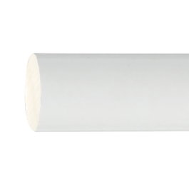 RIEL CHYC Tringle bois lisse blanc 1,8 m x 20 mm