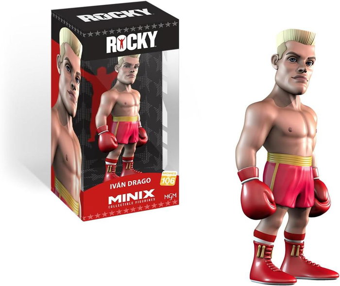 Minix Figurine de Collection Rocky - Ivan Drago, PVC 12 cm, Style Caricature Minix Figurine de Collection Rocky - Ivan Drago, PVC 12 cm, Style Caricature