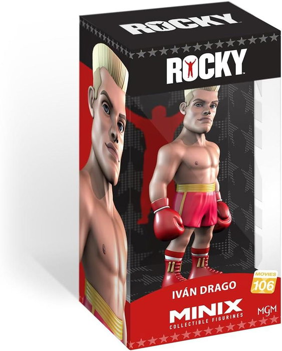 Minix Figurine de Collection Rocky - Ivan Drago, PVC 12 cm, Style Caricature Minix Figurine de Collection Rocky - Ivan Drago, PVC 12 cm, Style Caricature
